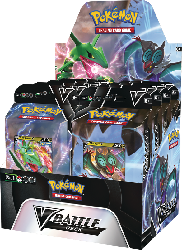 Pokemon V Battle Deck -  Rayquaza vs Noivern Display