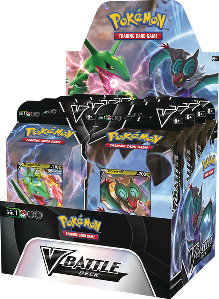 Pokemon V Battle Deck -  Rayquaza vs Noivern Display