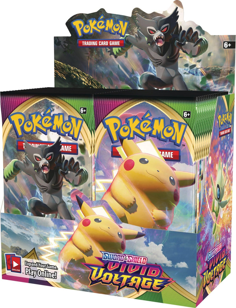 pokémon kort booster box Pokemon SWSH4 Vivid Voltage Booster Box – Prince Distribution
