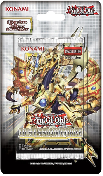 YGO Dimension Force 1st Edition Blister Pack (PRE-ORDER)