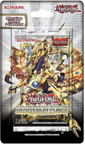 YGO Dimension Force 1st Edition Blister Pack (PRE-ORDER)